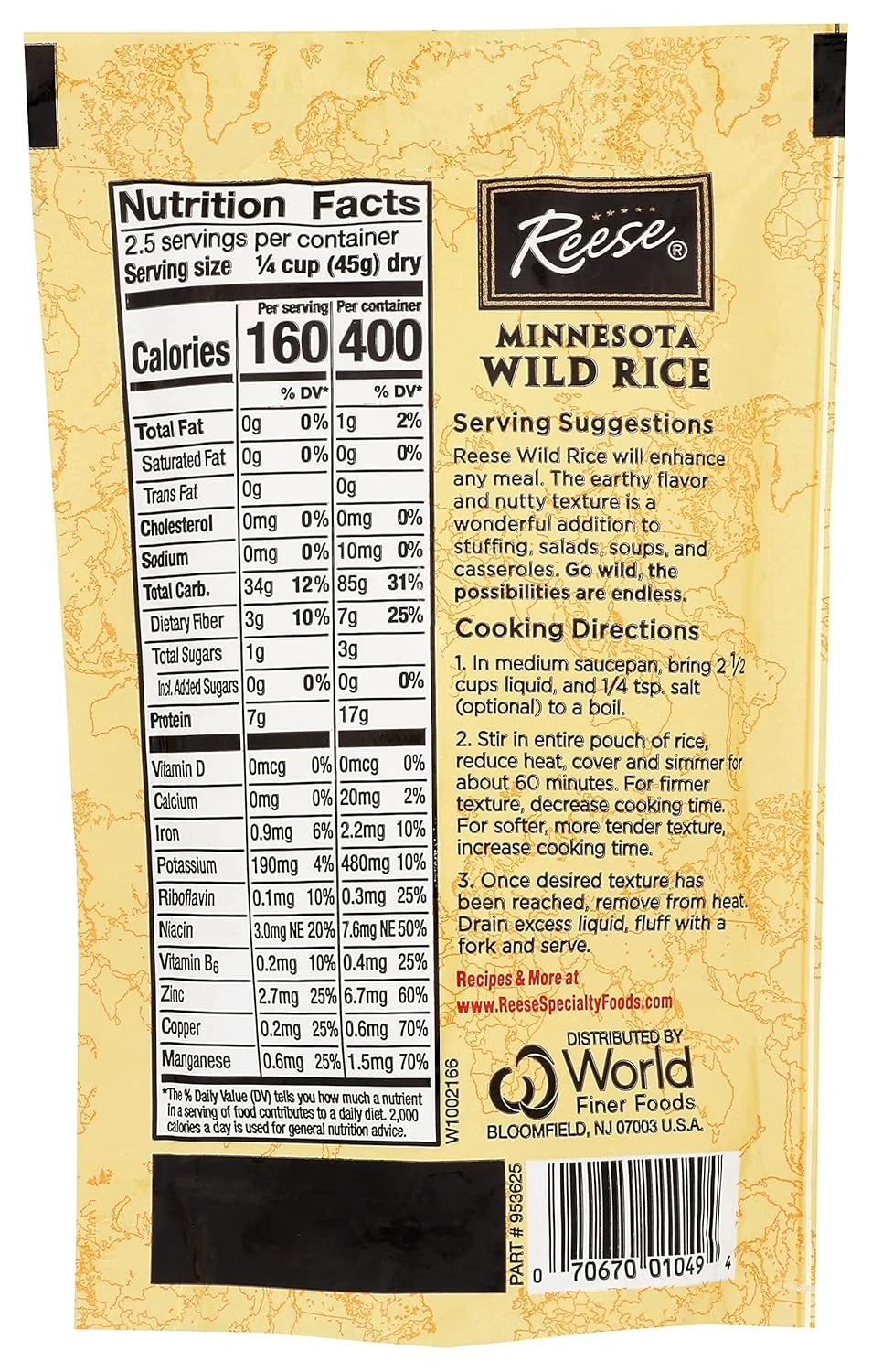 Reese Minnesota Wild Rice, Gluten Free, 4 Ounce (12 Pack) - Image 2
