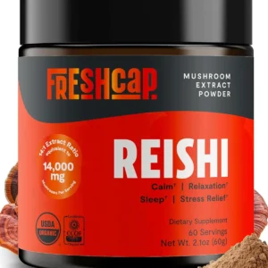 Reishi Mushroom Powder - Organic Extract Supplement 14,000mg