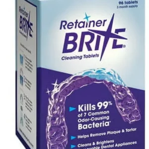 Retainer Brite - Clean Dental Appliances - 96 Tablets