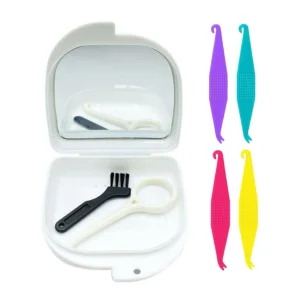 Retainer Case Kit Aligner Remover Bands Placers Brush