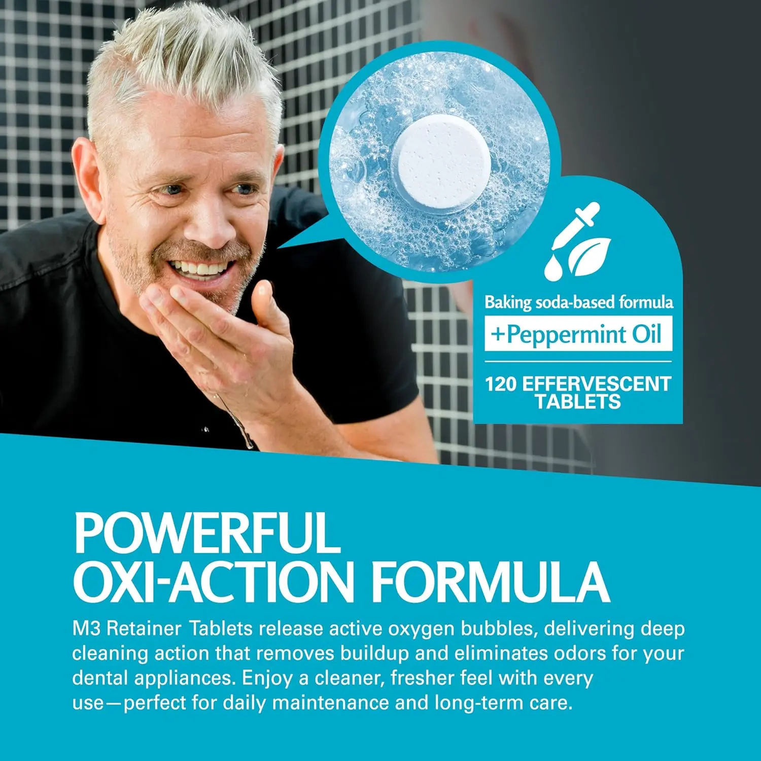 Retainer Cleaner Tablets Denture Invisalign Cleaner - Image 5