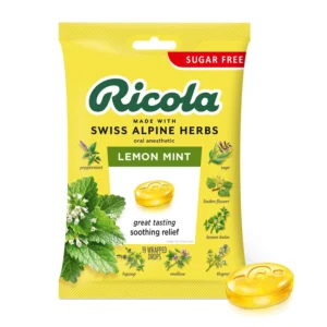 Ricola Sugar Free Lemon Mint Throat Drops