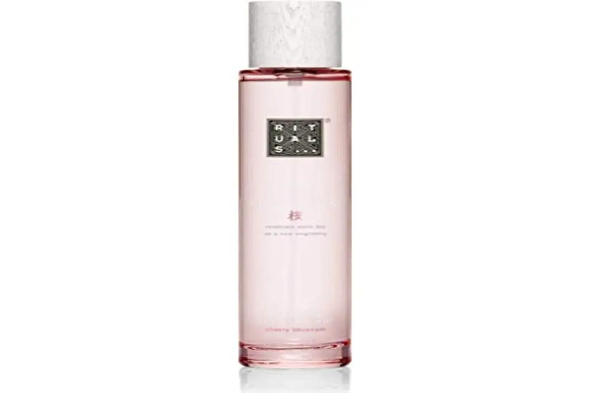 RITUALS The Ritual of Sakura hair and body mist offers a light, sweet, and creamy cherry blossom fragrance for your hair and skin.
