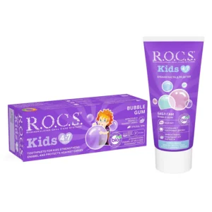 ROCS Kids Bubble Gum Toothpaste - Enamel Protection