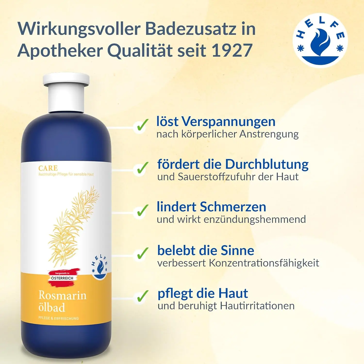 Rosemary Bath Oil - Pain Relief & Blood Circulation - Image 2