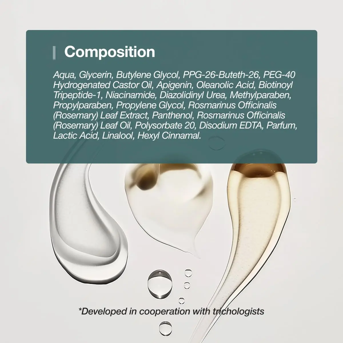 Tahse rosemary hair growth serum nourishes the scalp for visibly thicker, stronger hair and a healthier scalp environment, safe for all hair types.