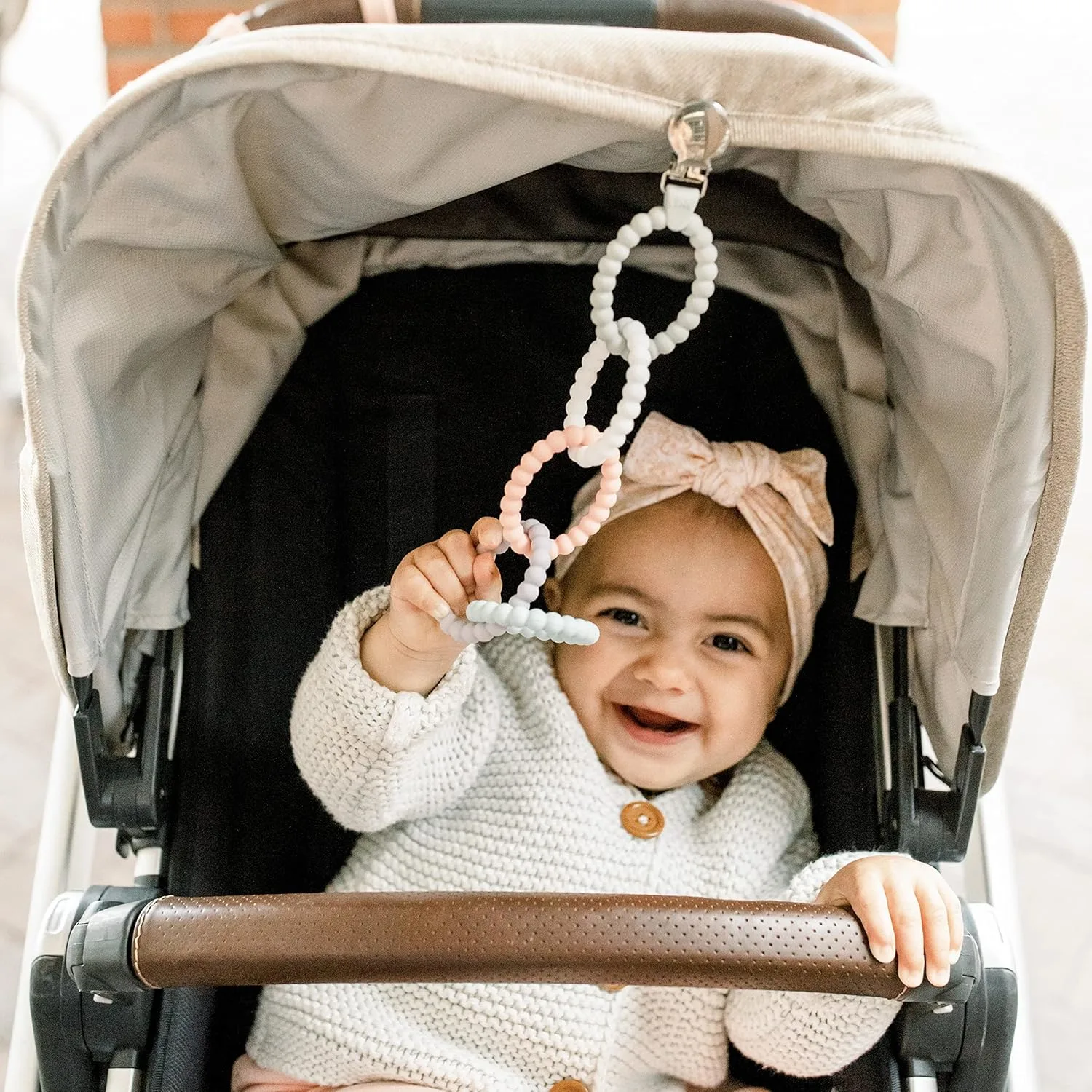 Ryan & Rose Attachable Teether - Safe Silicone Chew Toy - Image 4