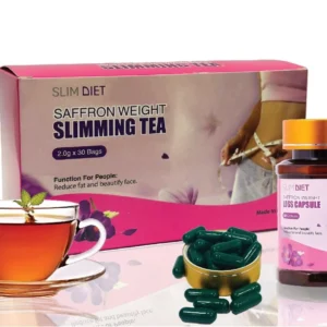 BEAUTY AMBITION Saffron Weight Loss Tea & Capsules