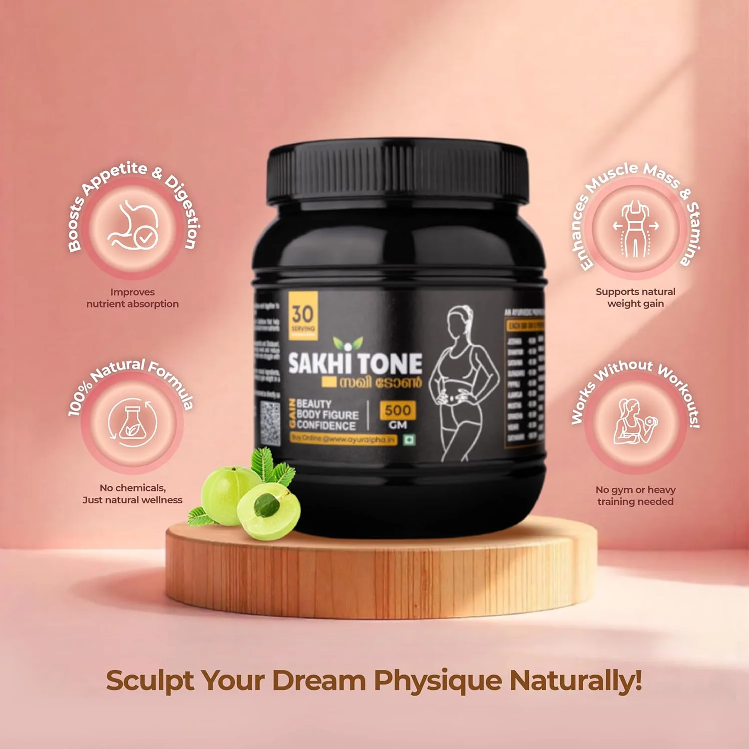 Sakhi Tone Weight Gainer for Women - Natural Physique - Image 4