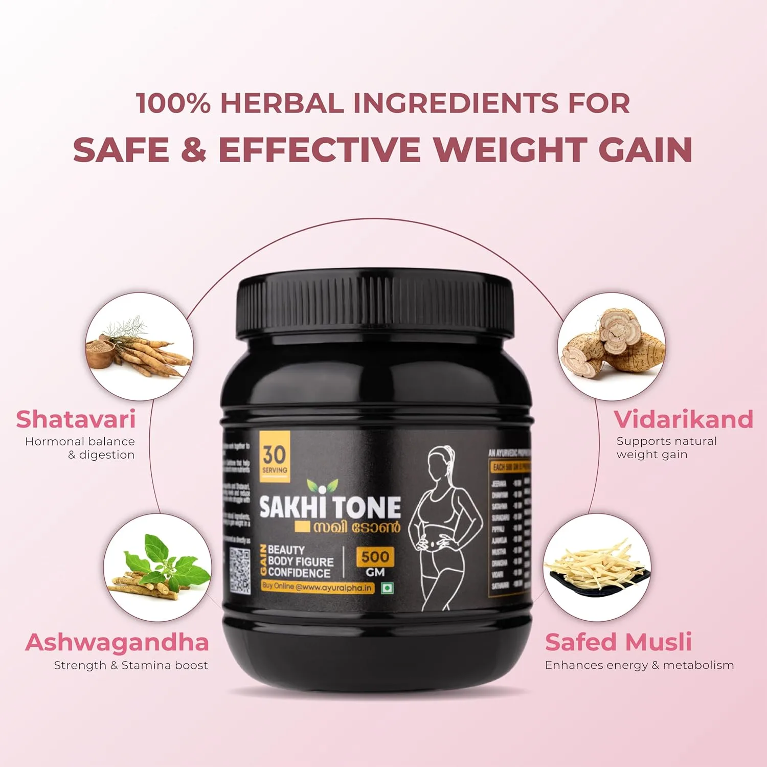 Sakhi Tone Weight Gainer for Women - Natural Physique - Image 6