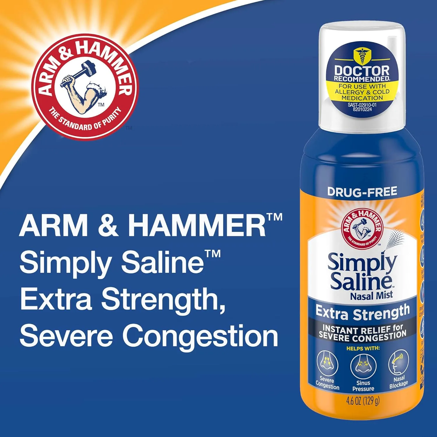 ARM & HAMMER Simply Saline Nasal Allergy & Sinus Relief - Image 2