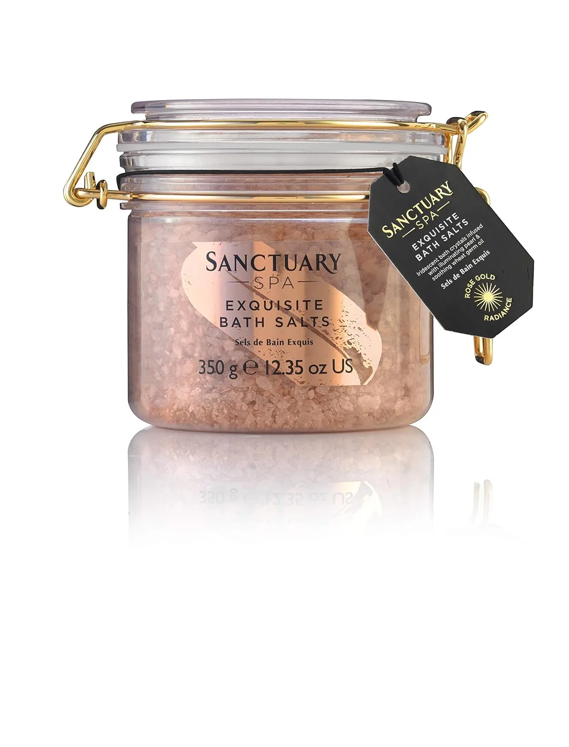 Sanctuary Spa Rose Bath Salts - Relaxing Mineral Soak