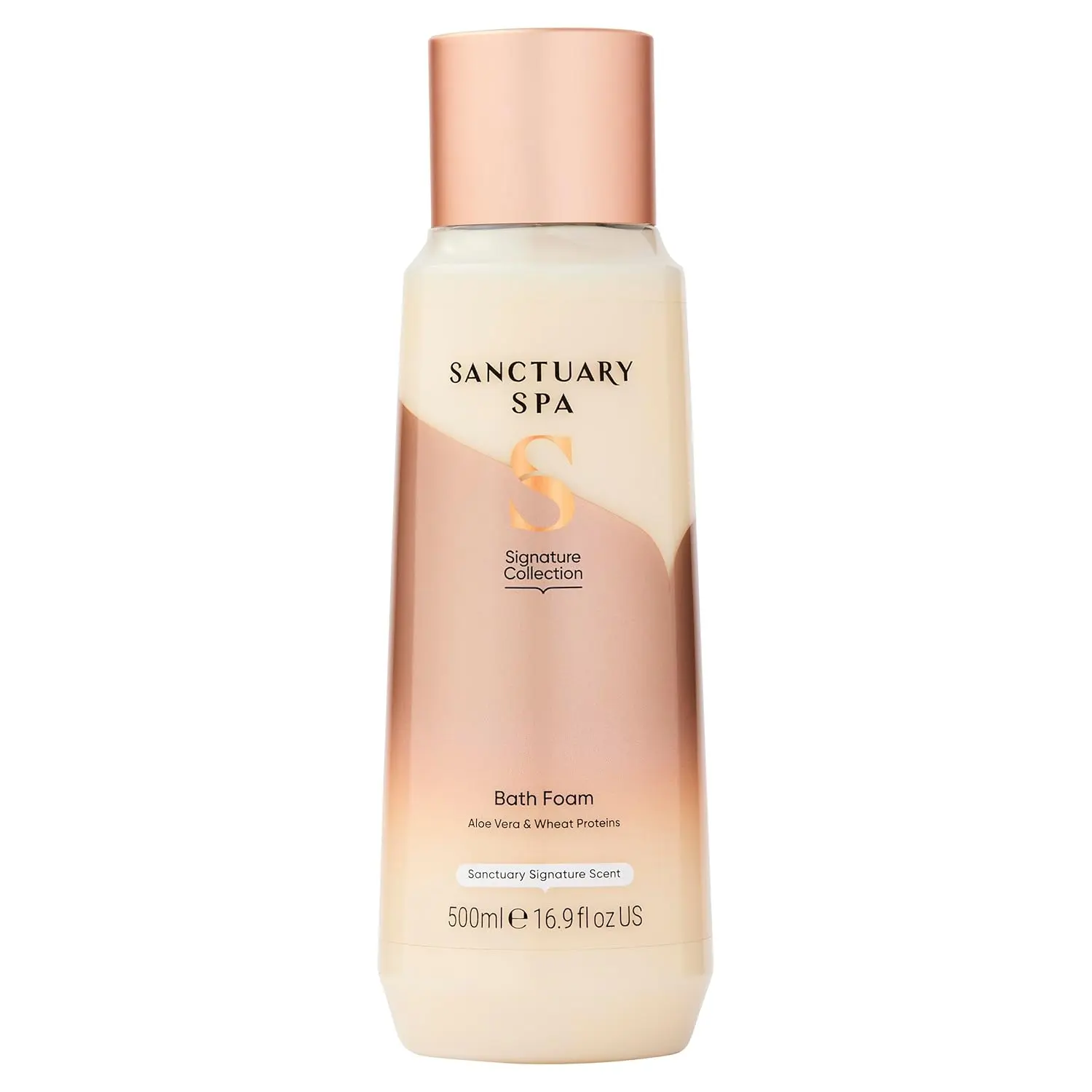 Relax and unwind with Sanctuary Spa Bath Foam, a vegan and cruelty-free bubble bath infused with jasmine, grapefruit, and vanilla for soft, pampered skin.
