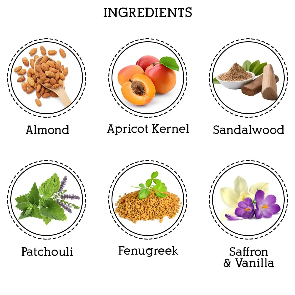 Sandal Vanilla Bath Oil - Moisturizing Body Cleanser - Image 5