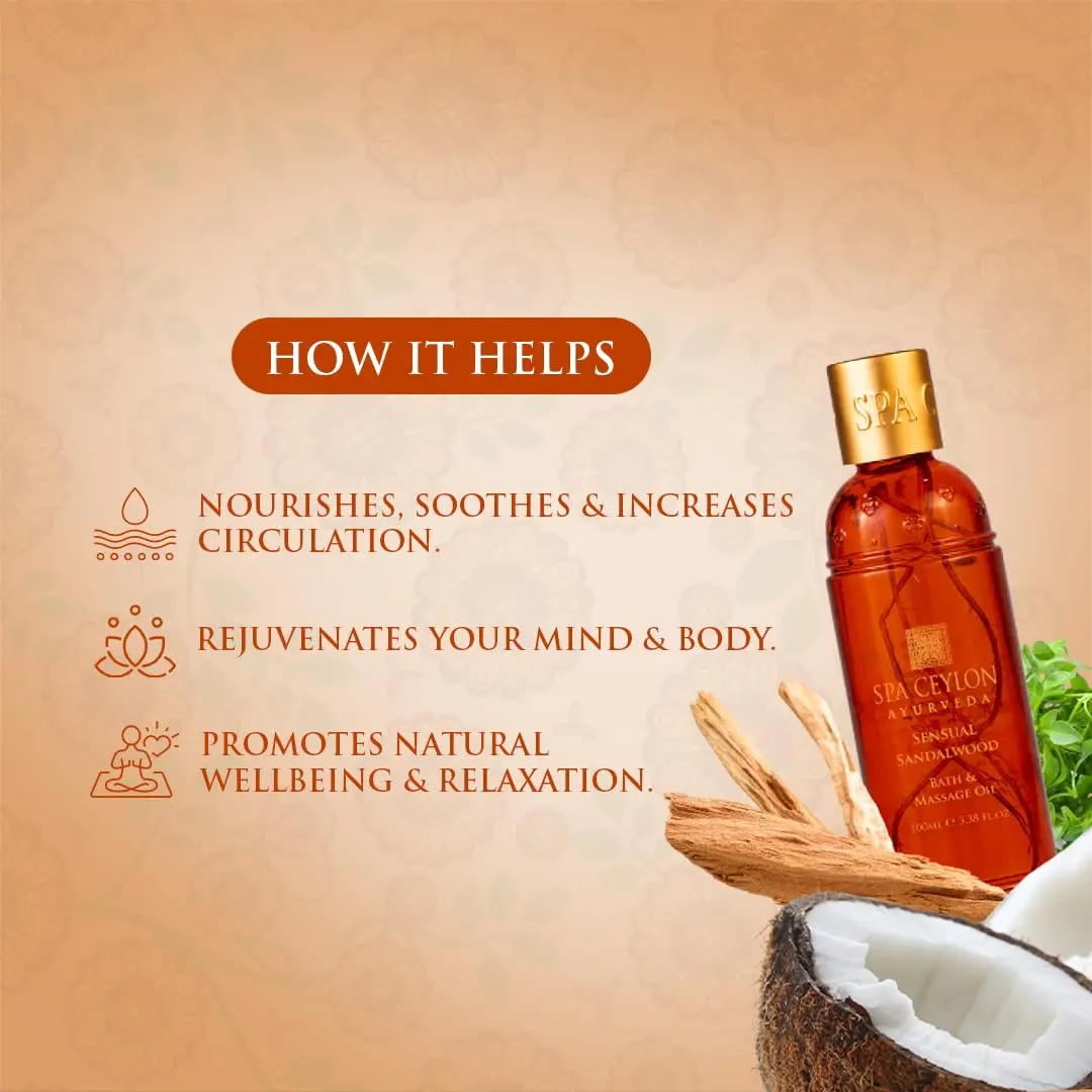 Sandalwood Massage Oil | Bath & Body Oil - Image 5