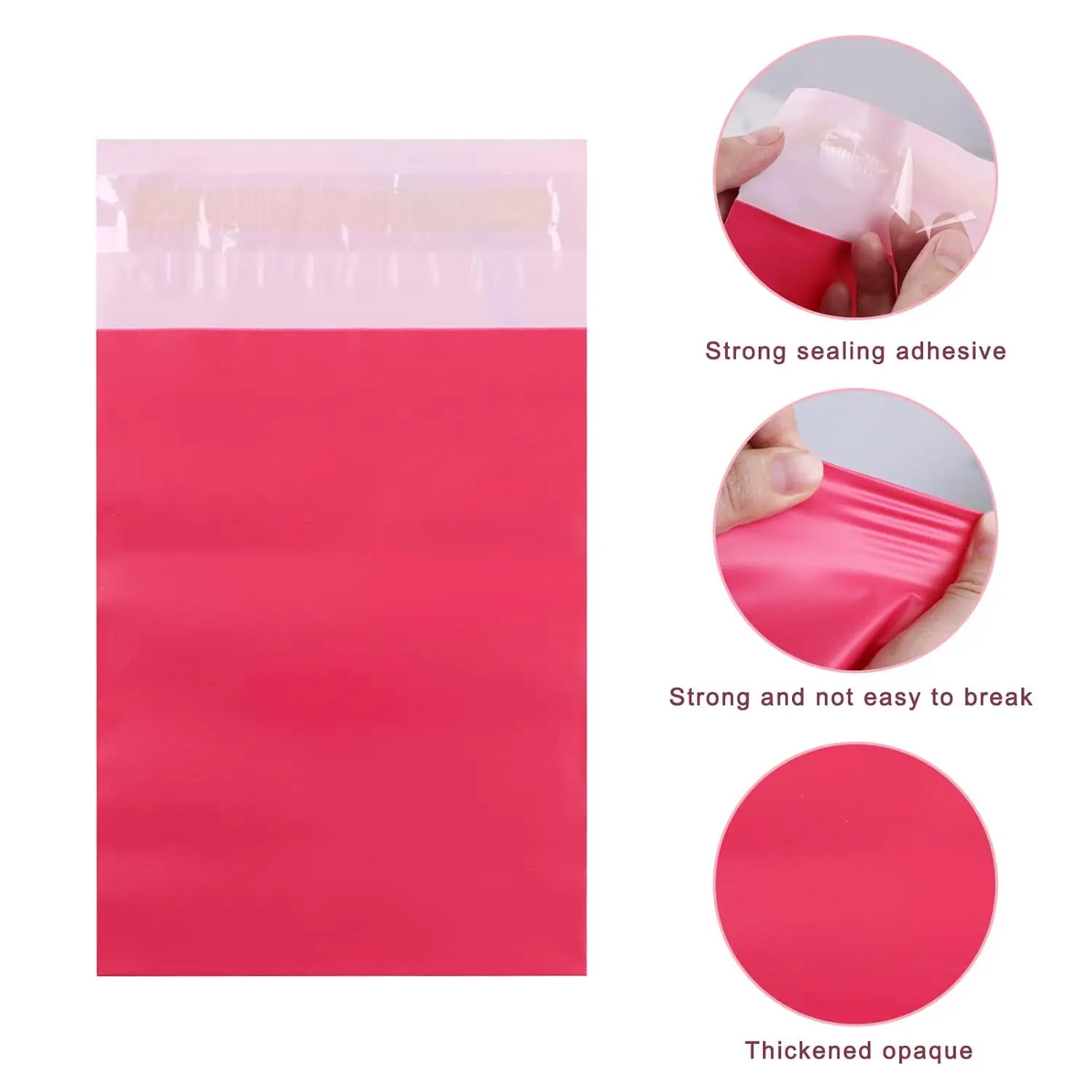 Pink sanitary disposal bags for discreetly disposing of tampons, pads, and liners, featuring an opaque design and included storage bag.