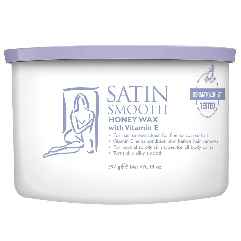 Satin Smooth Aloe Vera Wax - Hair Removal 14oz - Image 6