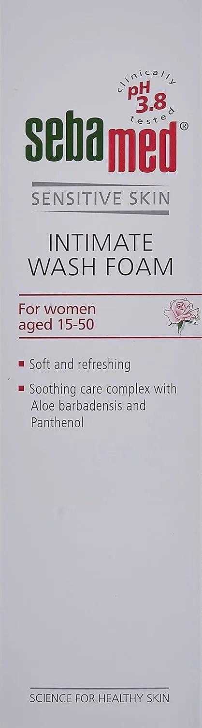 Sebamed Intimate Wash Foam - Gentle Cleansing 150ml - Image 3