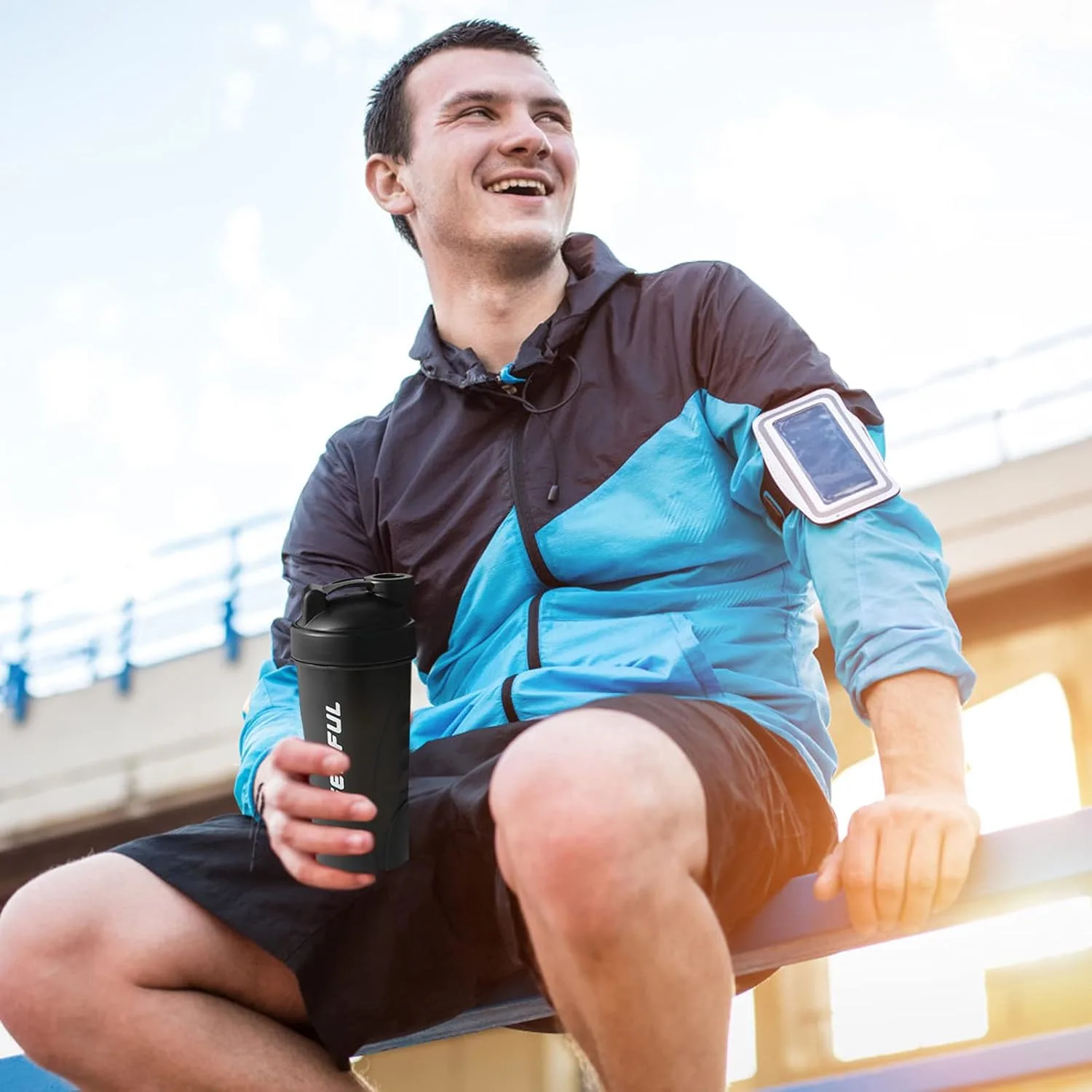 Shaker Bottle Protein Mix BPA-Free Leak Proof Gym Cup - Image 7