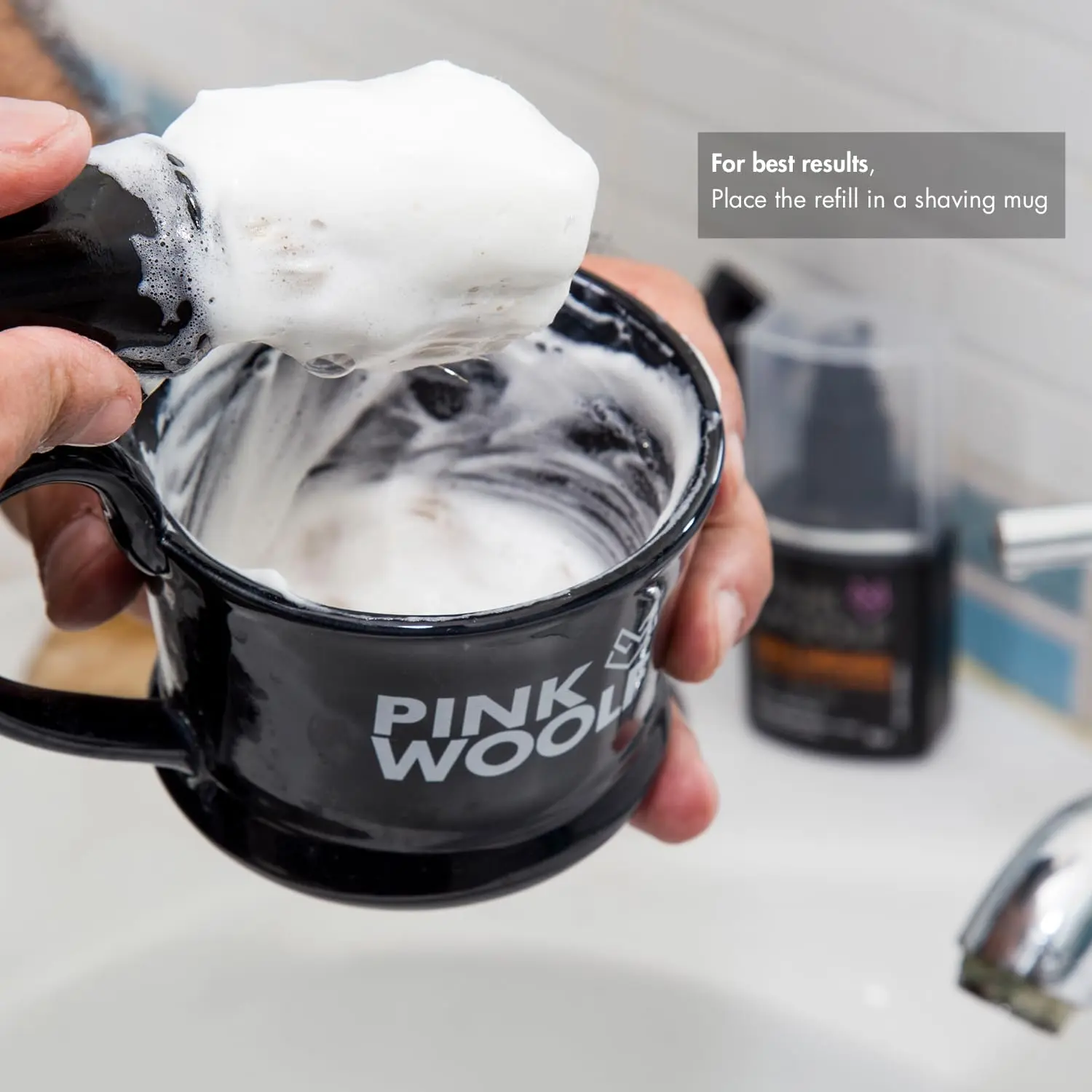 Pink Woolf shaving combo includes a soft bristle brush and seabuckthorn & aloe vera shaving soap for a rich, energizing lather and a true wet shave.