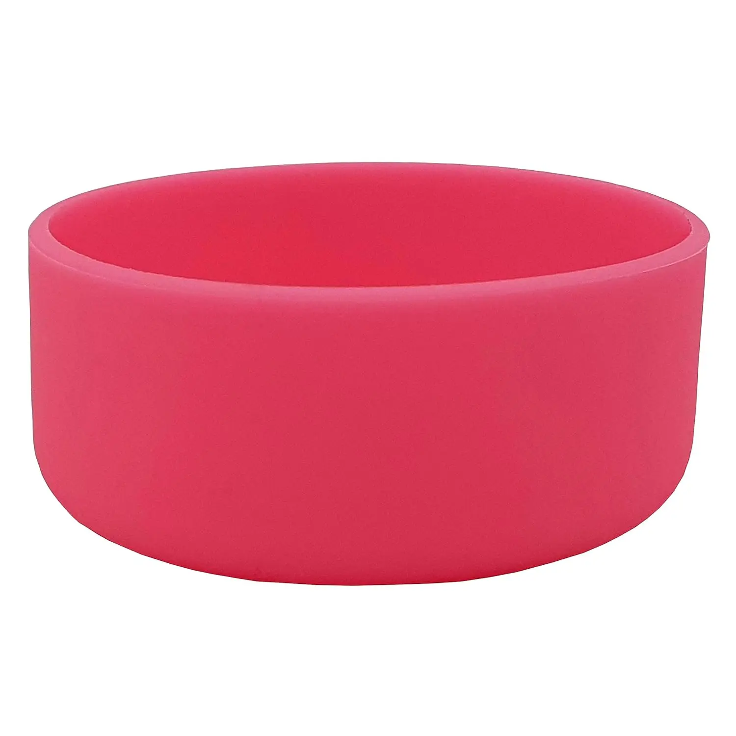 Pink silicone shaving cream can cover prevents rust rings and protects bathroom surfaces from stains and damage.