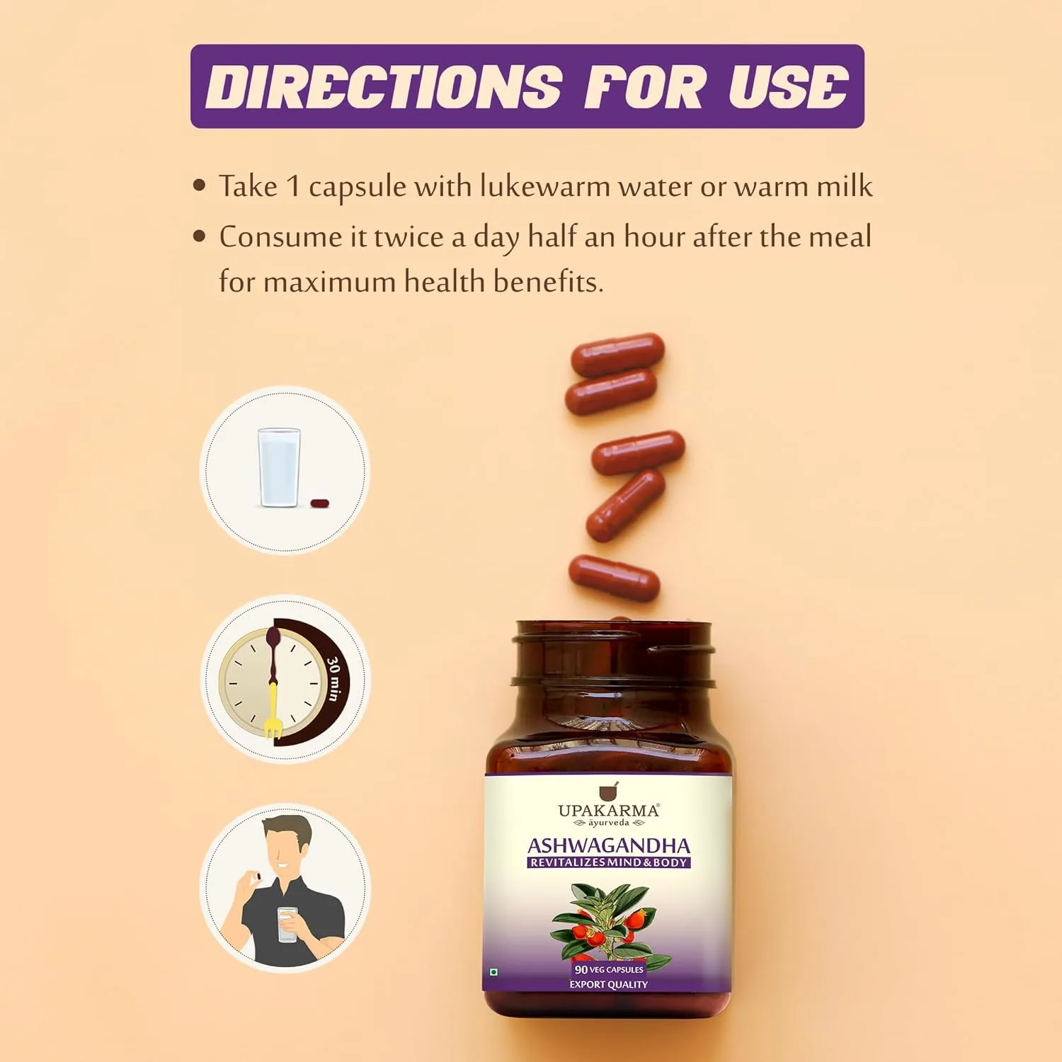 Shilajit Ashwagandha Capsules | Pure Extract, Vegan - Image 7