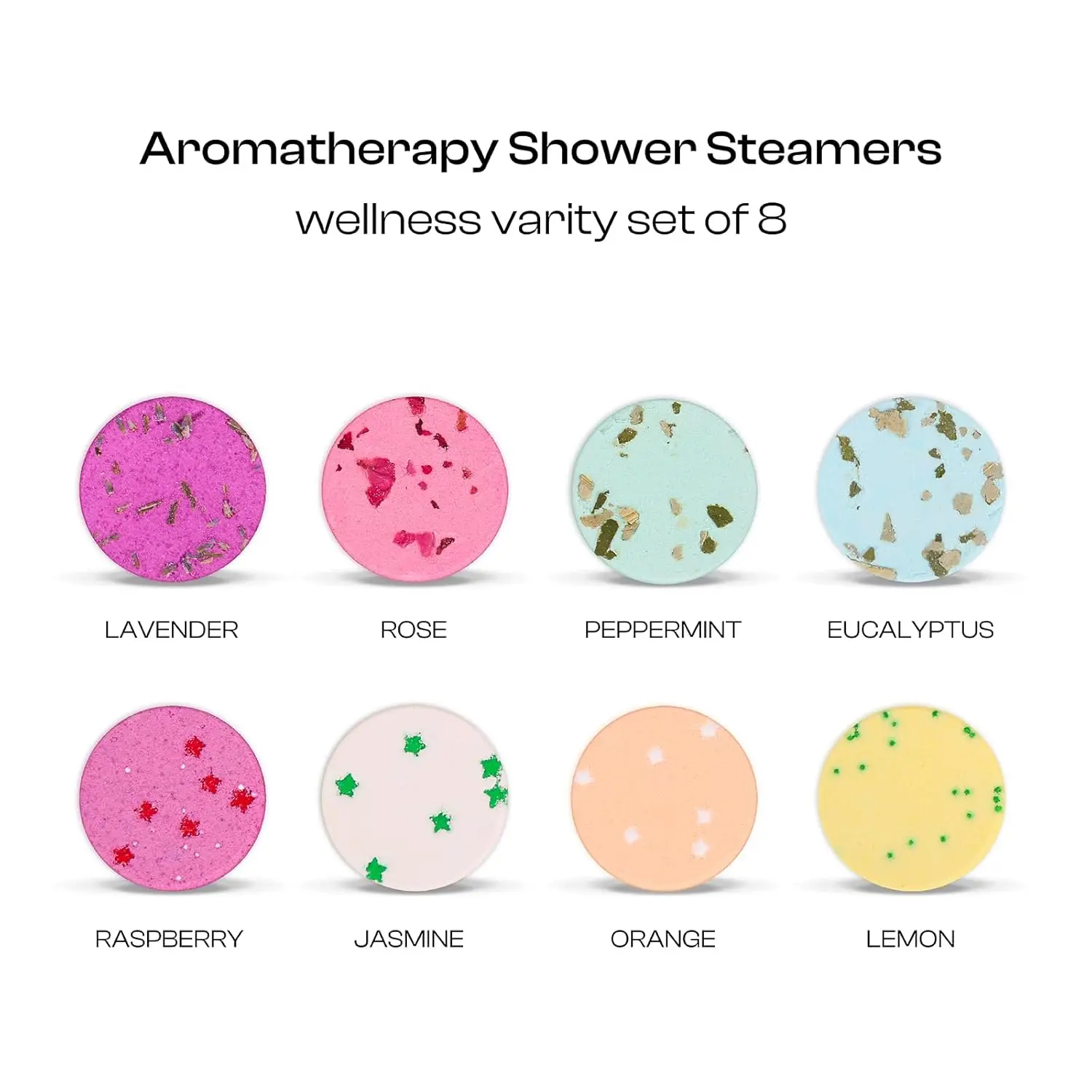 Indulge in a relaxing aromatherapy experience with these shower steamers, infused with natural essential oils for stress relief and self-care, making them the perfect gift for women.