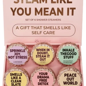 Aromatherapy shower steamers create a spa-like experience, perfect self-care gifts for women.