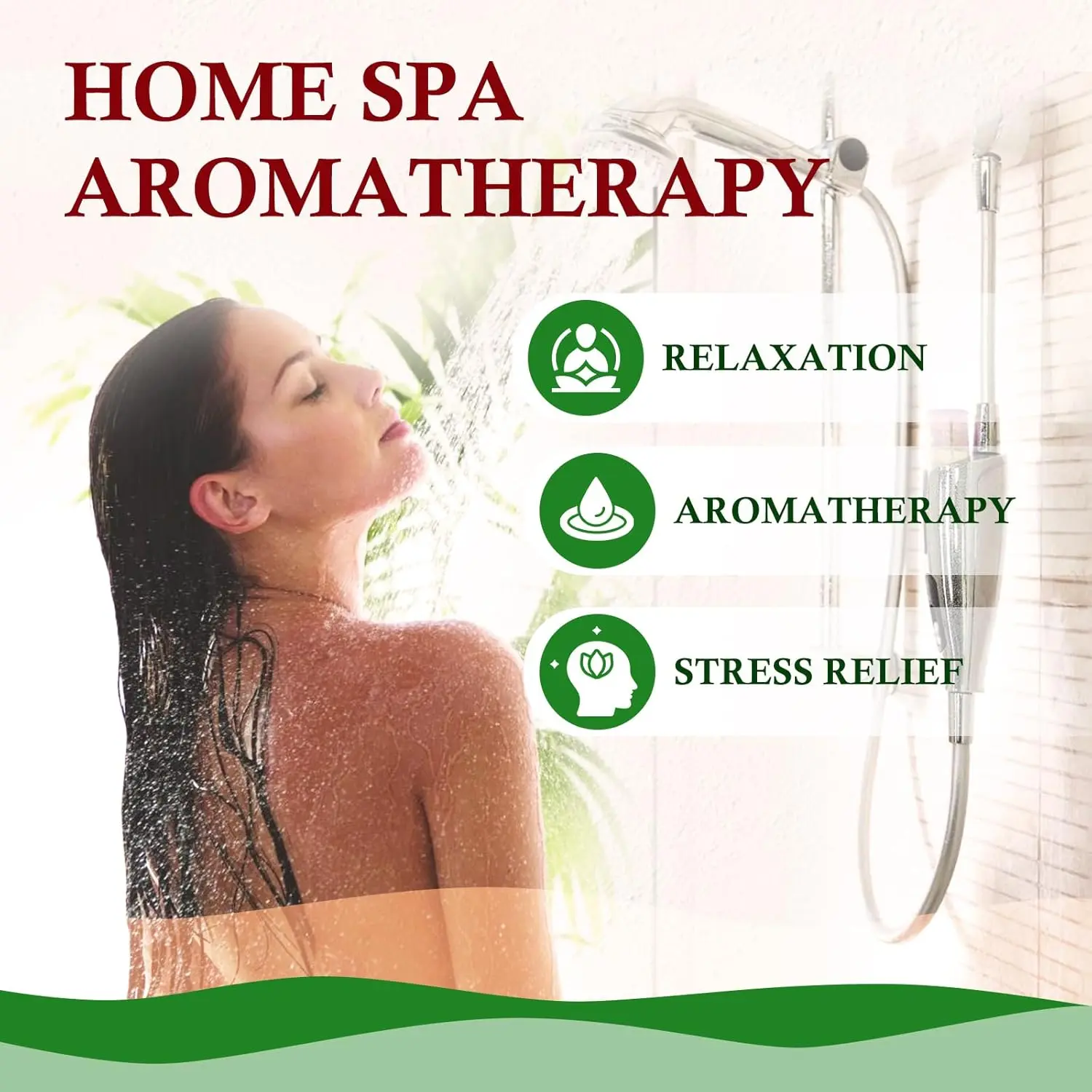 Six natural shower steamers aromatherapy tablets with essential oils for a relaxing spa experience at home.