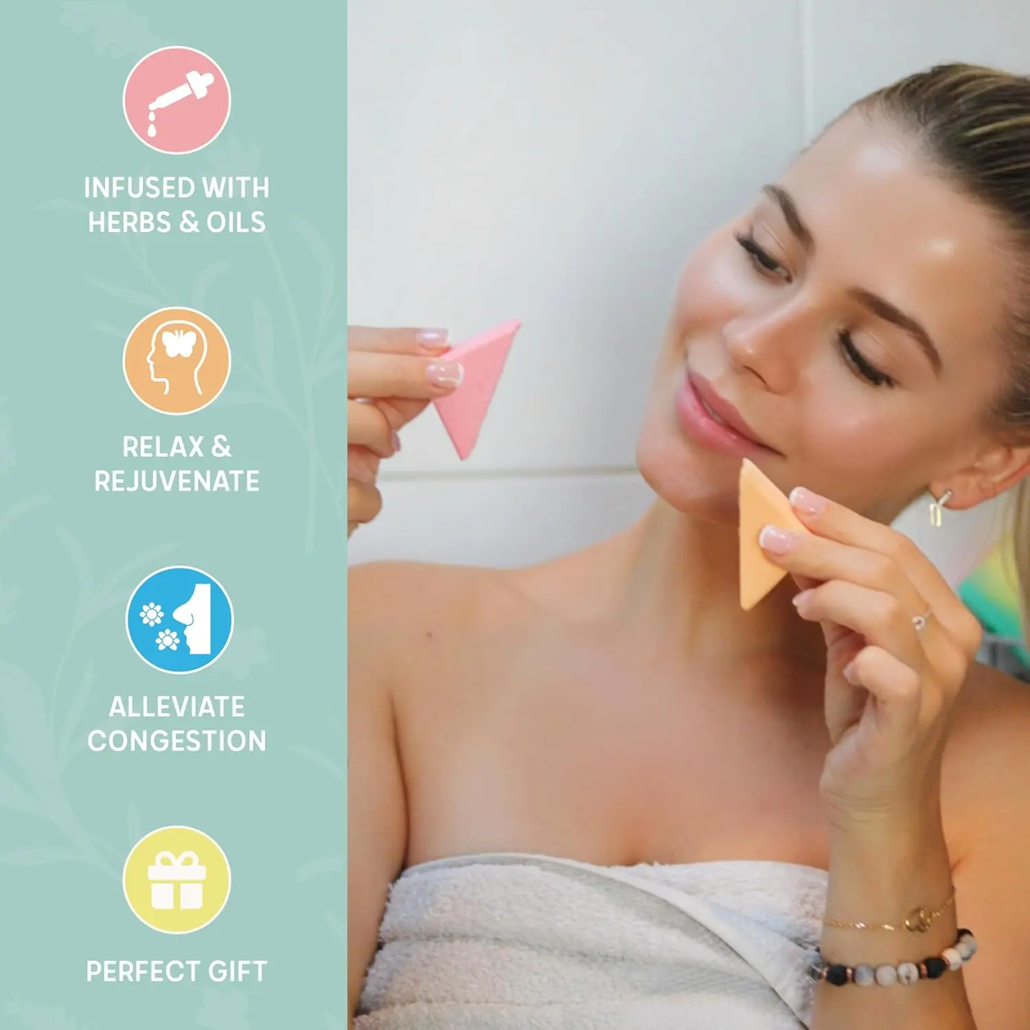 This 8 pack of aromatherapy shower steamers transforms your shower into a spa-like experience, releasing energizing and refreshing scents for sinus relief and relaxation.