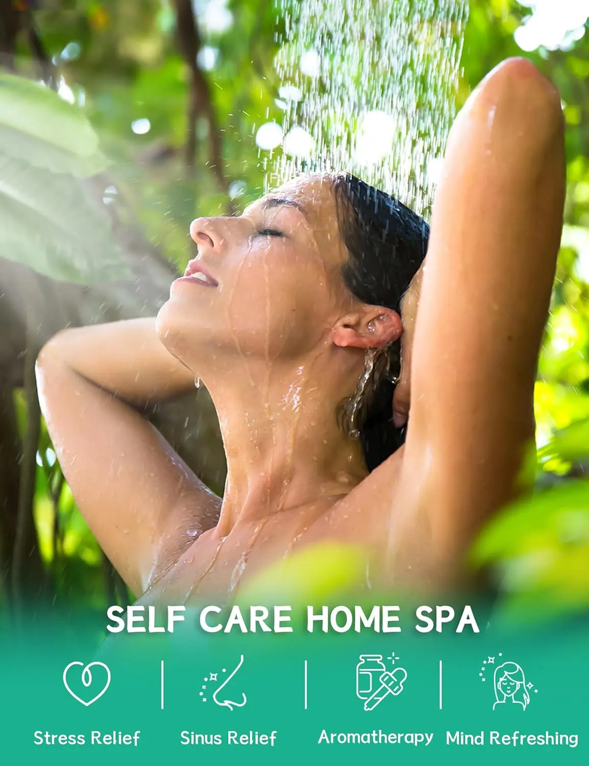 This aromatherapy shower steamer set offers nasal congestion relief with natural eucalyptus and menthol essential oils for a relaxing, spa-like experience at home.