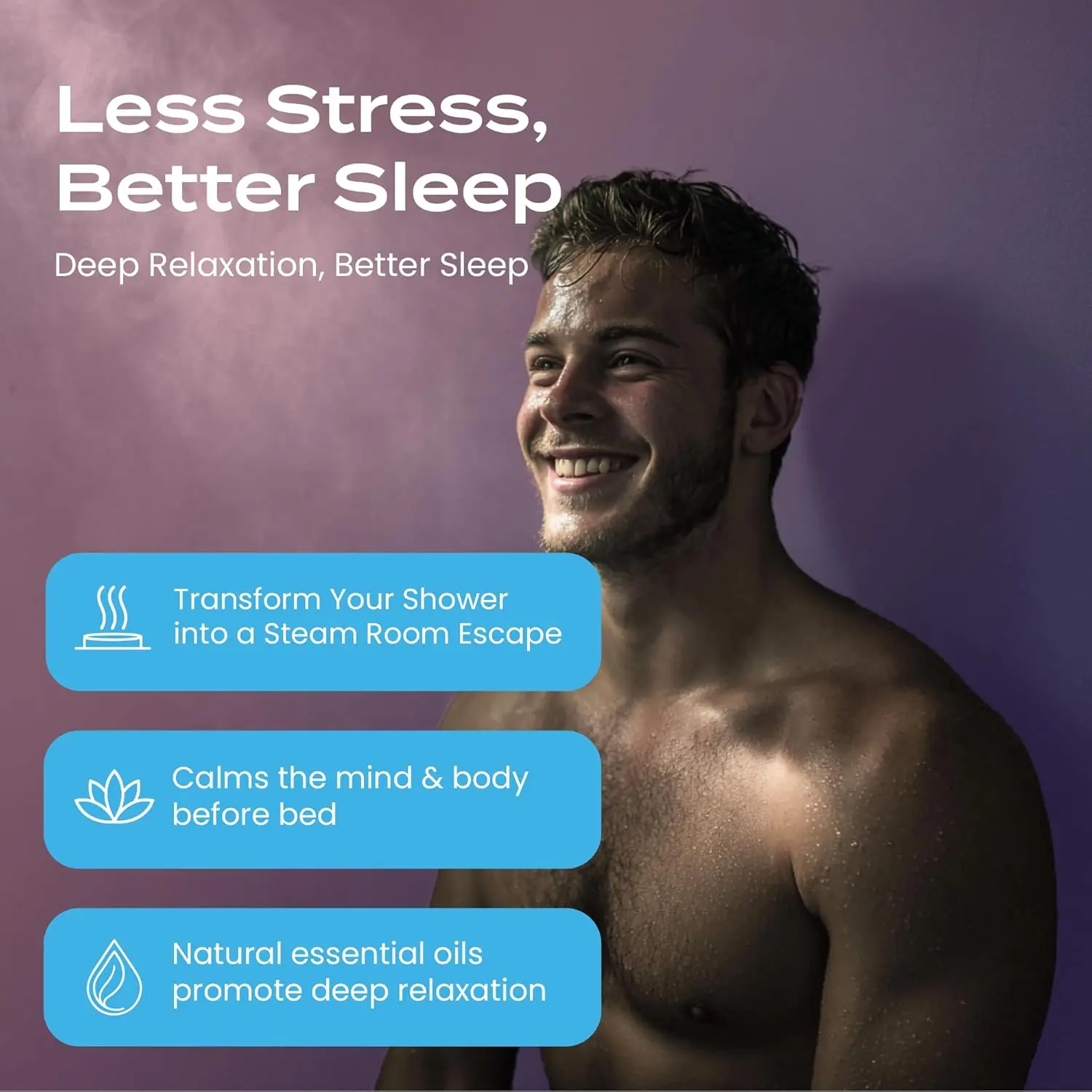 Enjoy relaxing aromatherapy with these shower steamers infused with essential oils, perfect for stress relief and self-care as a thoughtful birthday gift for women or men.