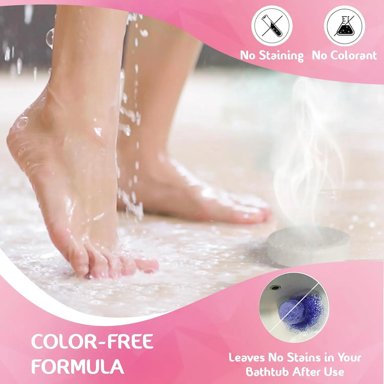 This aromatherapy shower steamer set makes the perfect birthday or Christmas gift for women, offering stress relief and relaxation with natural essential oils like lavender, eucalyptus, and peppermint, in a color-free formula that won't stain your shower.