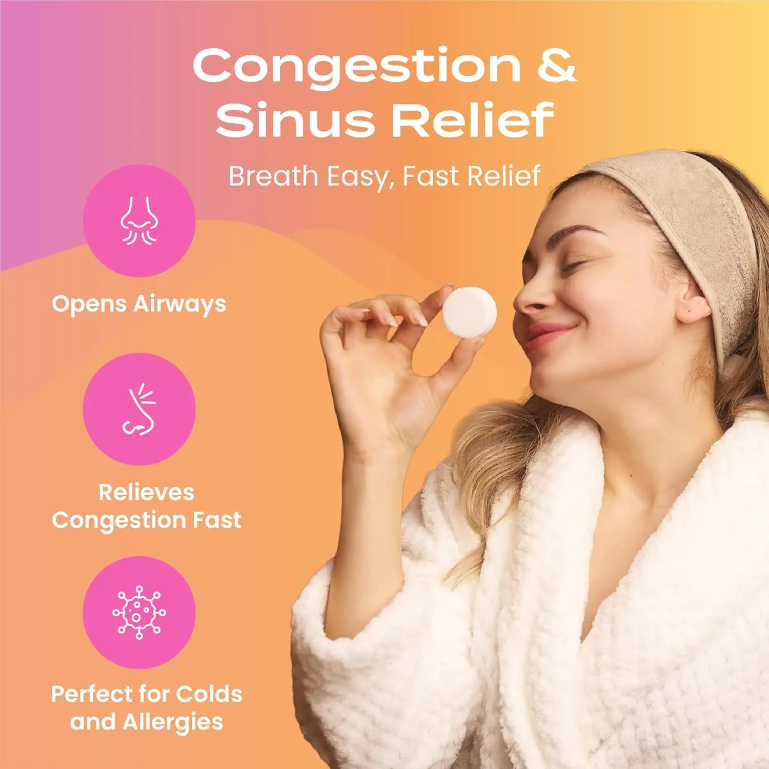 A six pack of Body Restore citrus shower steamers, infused with essential oils, provides aromatherapy for stress relief and revitalization, making it the perfect gift for women.