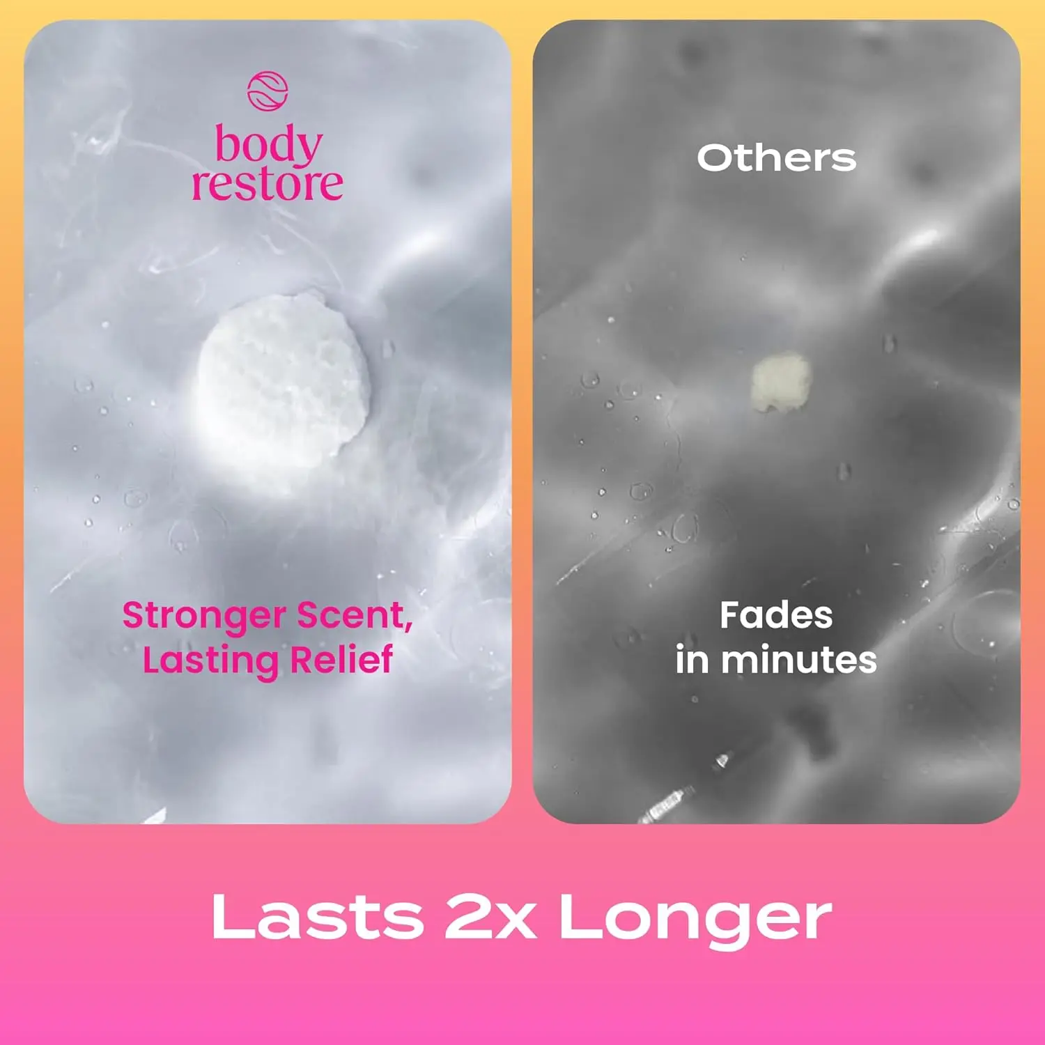 A six pack of Body Restore citrus shower steamers, infused with essential oils, provides aromatherapy for stress relief and revitalization, making it the perfect gift for women.