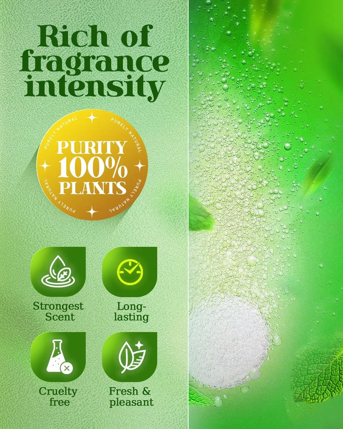 A set of eucalyptus shower steamers provides aromatherapy for nasal congestion relief and creates a relaxing home spa experience.