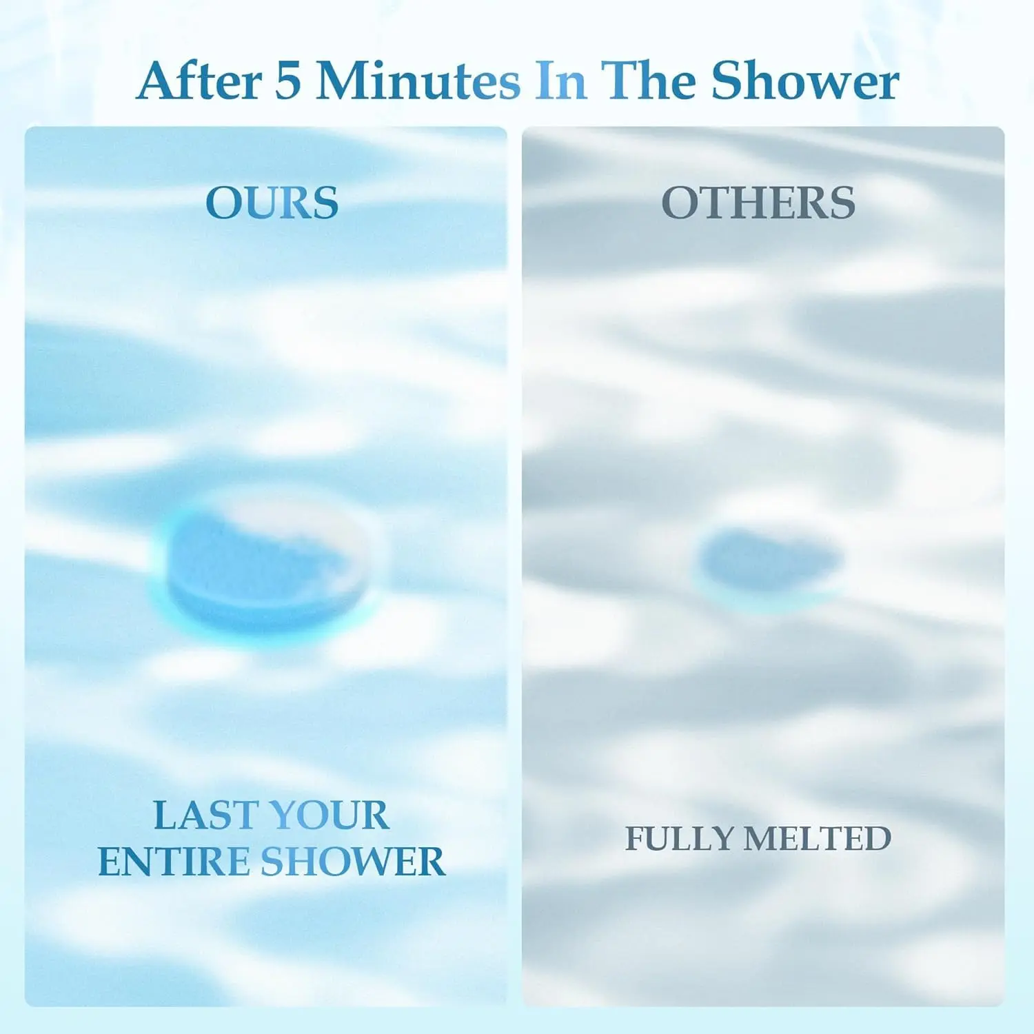 This aromatherapy shower steamers gift set includes 48 two-color shower bombs with natural essential oils like lavender and eucalyptus, perfect for relaxation and stress relief in a luxury home spa experience.