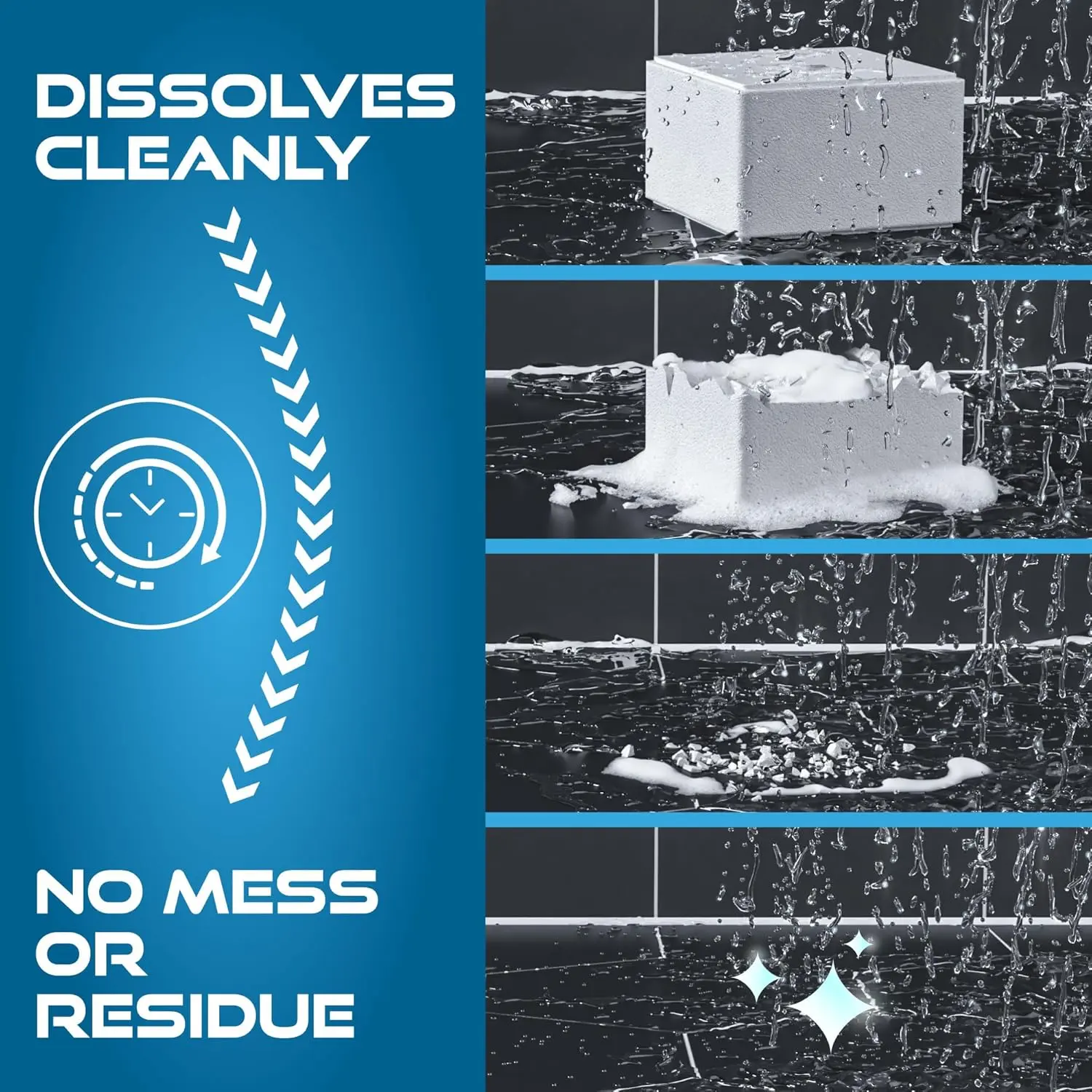 Pack of 15 eucalyptus shower steamers for men provides stress relief and relaxation with menthol aromatherapy in a luxurious at-home spa experience.