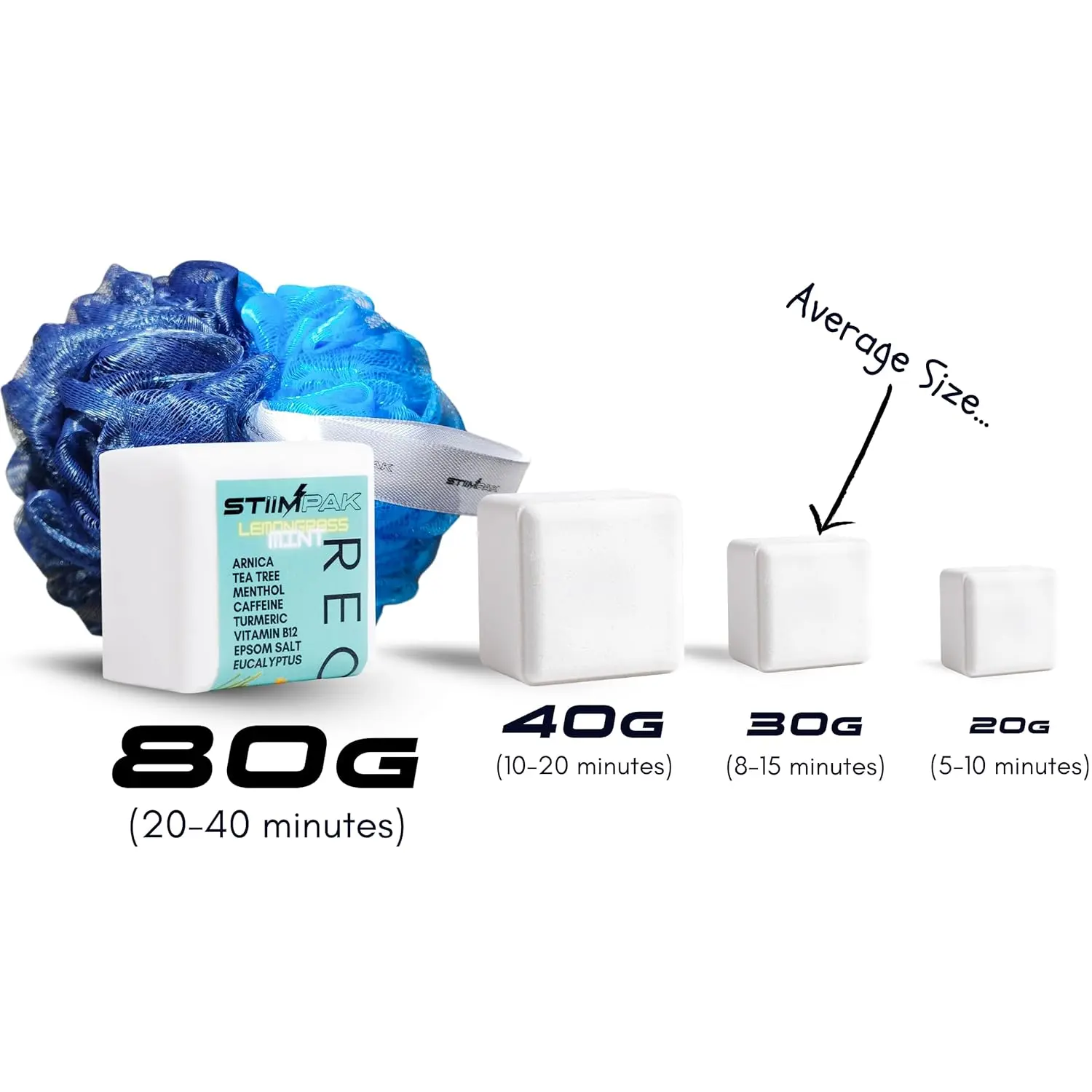 STiiMPAK Recovery extra-strength shower steamers with eucalyptus, tea tree, turmeric, arnica, and menthol provide natural sinus relief and ease body aches for a rejuvenating aromatherapy experience.