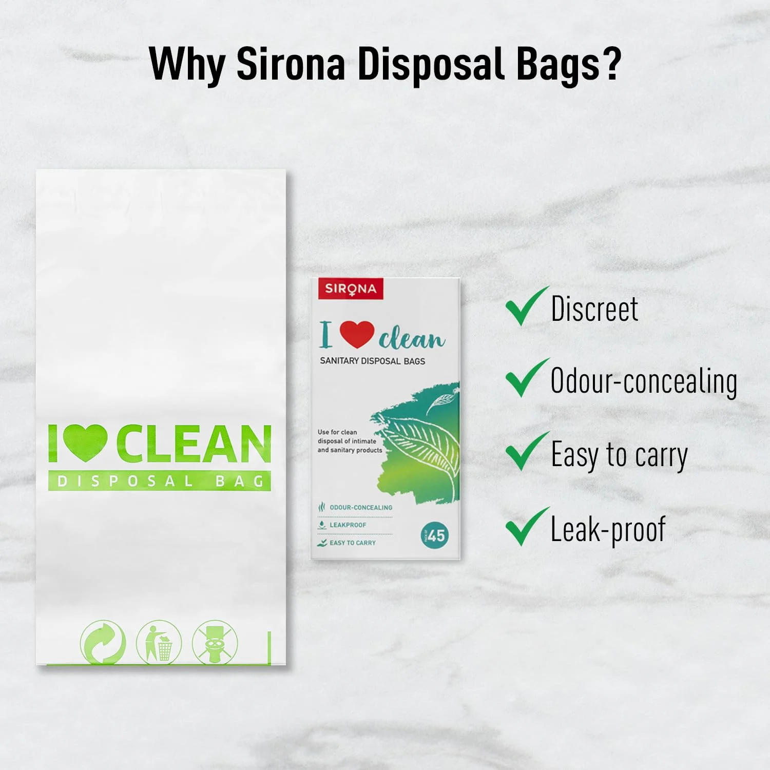 Sirona Disposal Bags - Discreet Sanitary Waste Disposal - Image 4