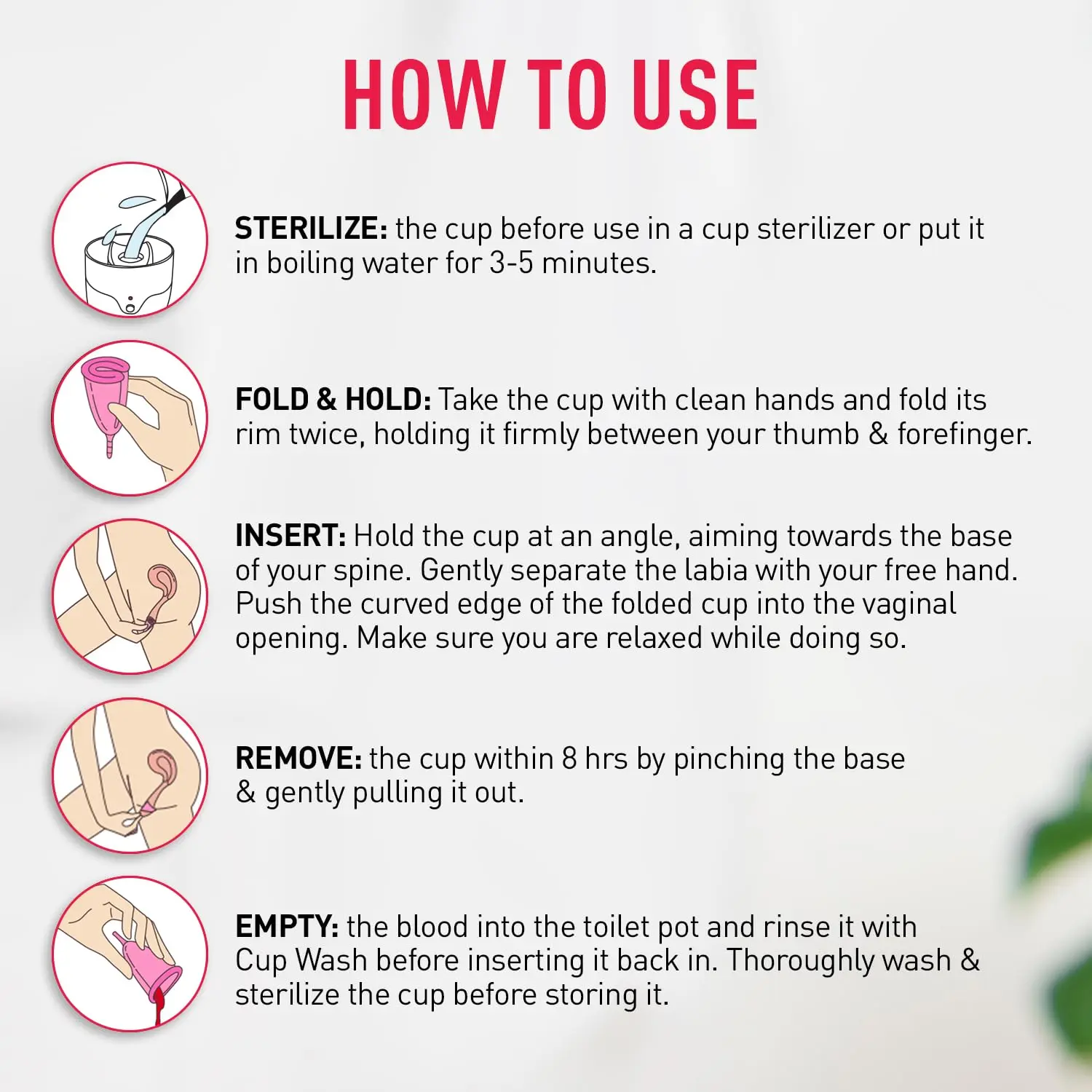 Sirona menstrual cup is a large, reusable period cup made of soft, flexible, medical-grade silicone for up to 12 hours of leak-proof protection, saving money and reducing environmental impact.