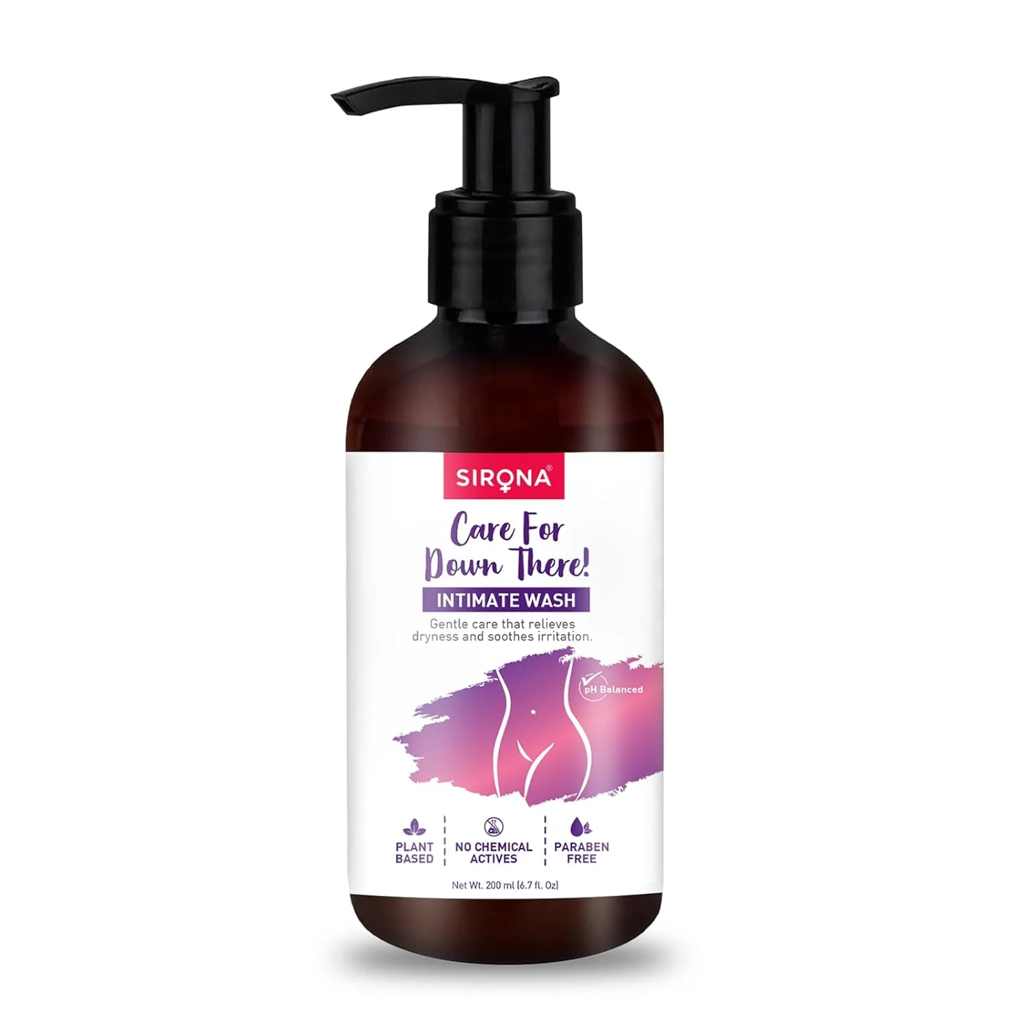 Sirona Natural Feminine Wash | pH Balanced & Odor Control