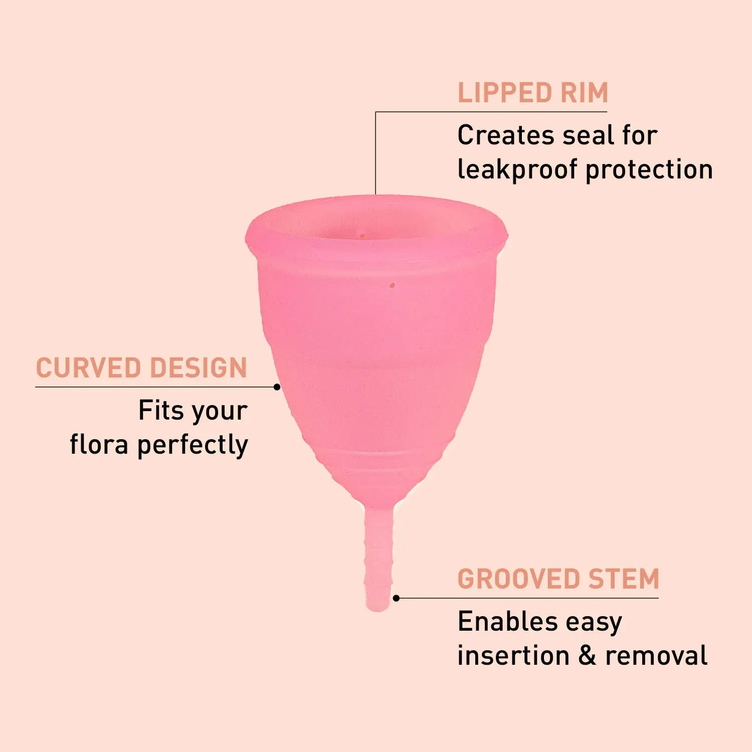 Sirona Pro reusable menstrual cup offers leak-free period protection for up to 10 hours and is ideal for women with an active lifestyle.