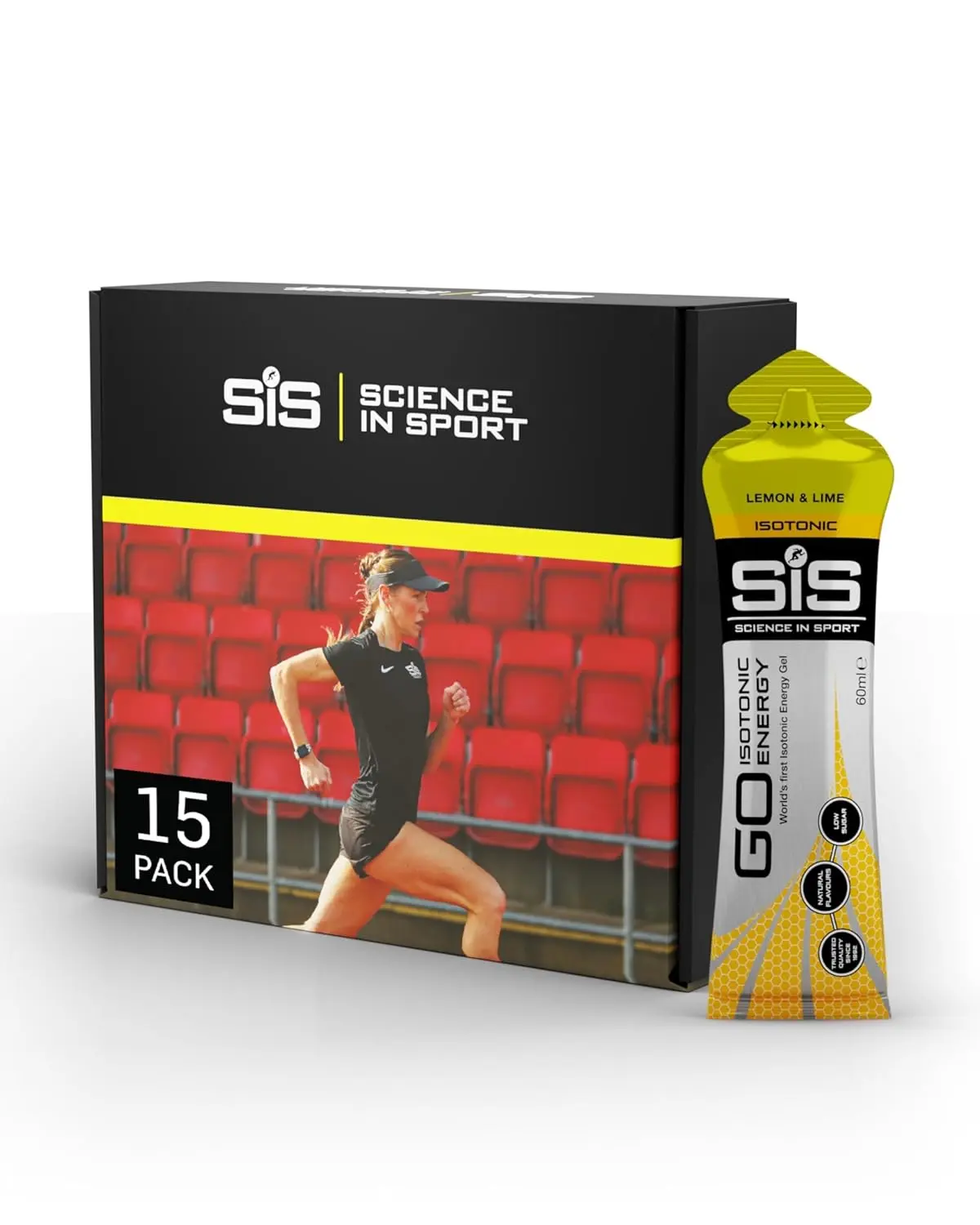 Science In Sport GO isotonic energy gels provide a quick and easily digestible carbohydrate boost with low sugar, perfect for fueling intense workouts without water.