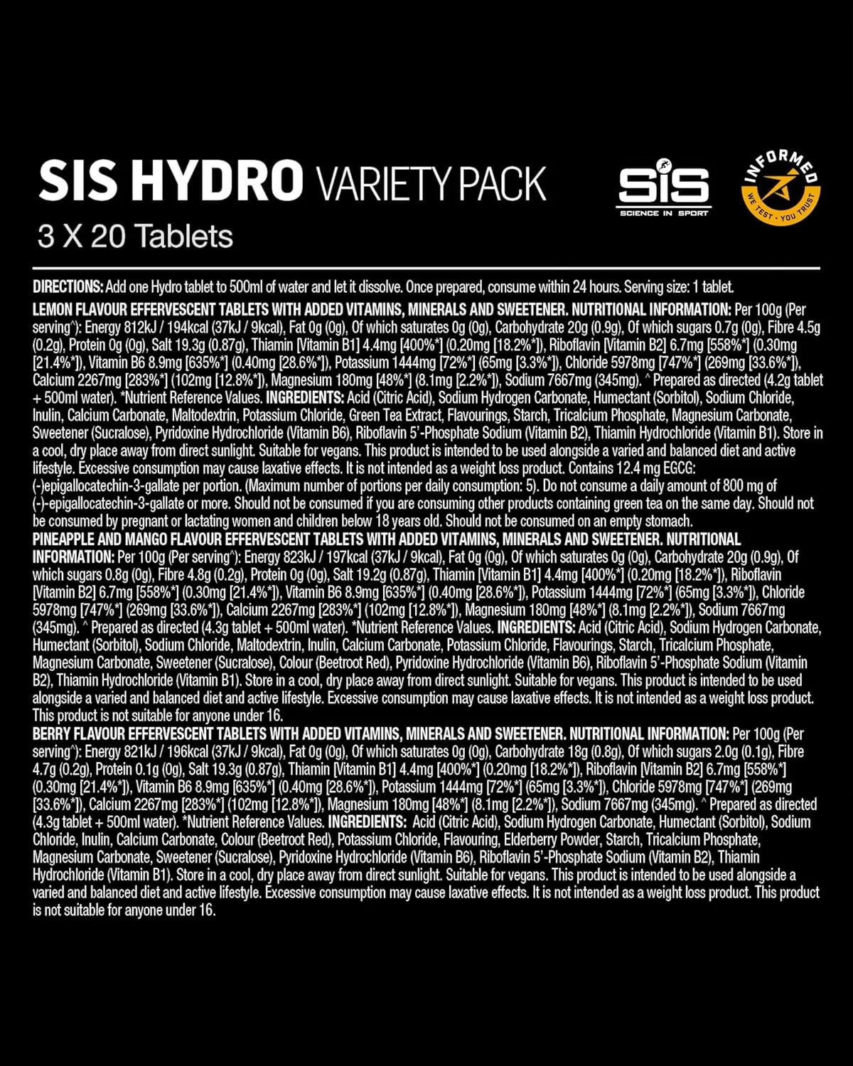 SiS Hydro Electrolyte Tablets | Hydration & Rehydration - Image 5