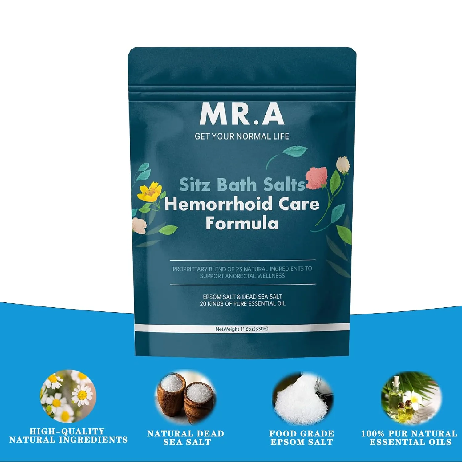 Sitz Bath for Hemorrhoids Epsom Salt 23 Ingredients - Image 2