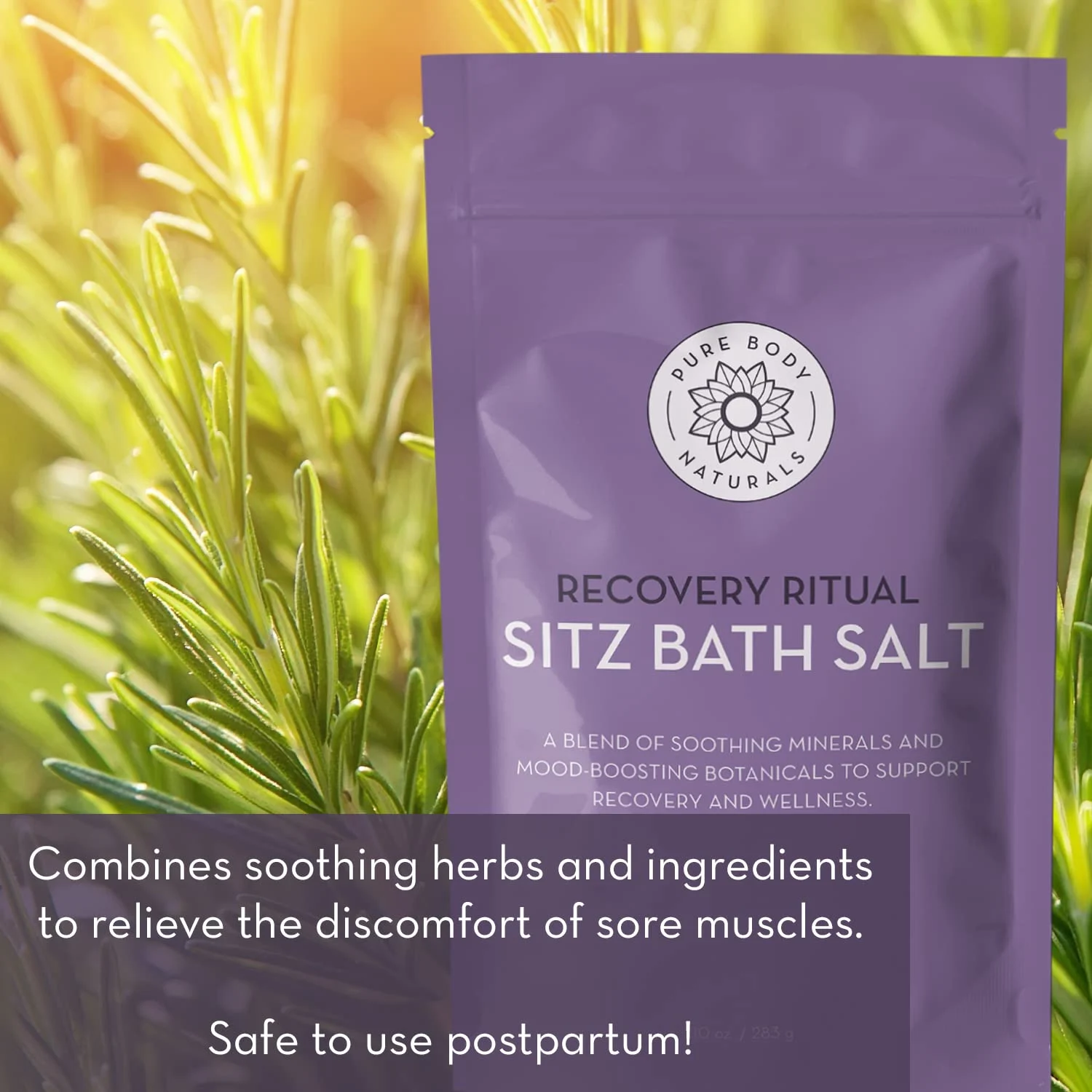 Sitz Bath Soak Postpartum - Natural Herbal Blend - Image 2