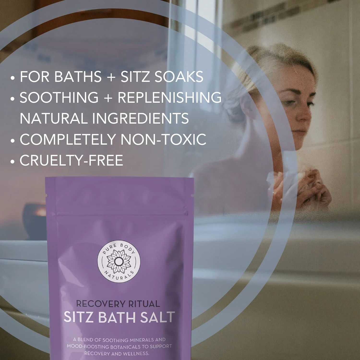 Sitz Bath Soak Postpartum - Natural Herbal Blend - Image 5