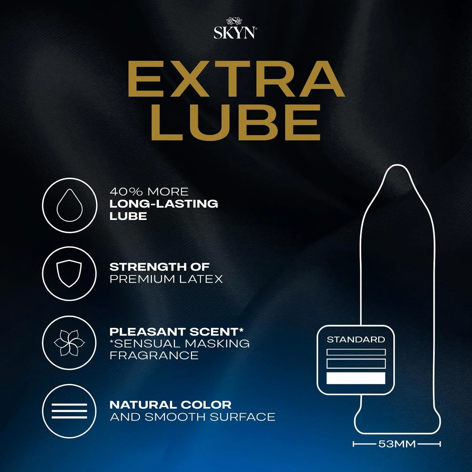 SKYN Elite Extra Lube Condoms - 36 Count - Image 3