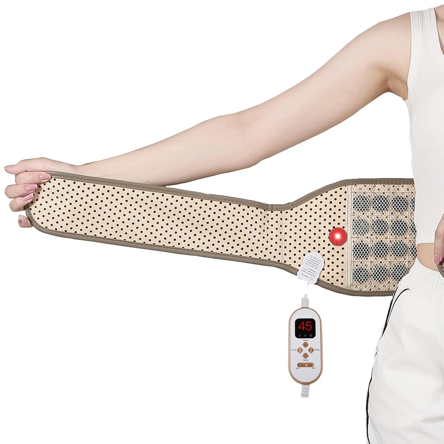 Slimming Belt Hot Compress Vibration Massage Sauna Belt - Image 3